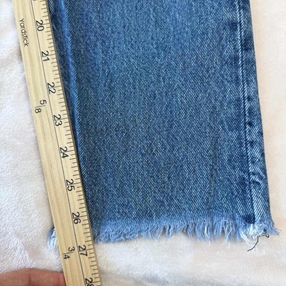 Levi's High Rise Distressed Blue Wedgie Straight Premium Jeans 24 x 28 - Picture 3 of 13